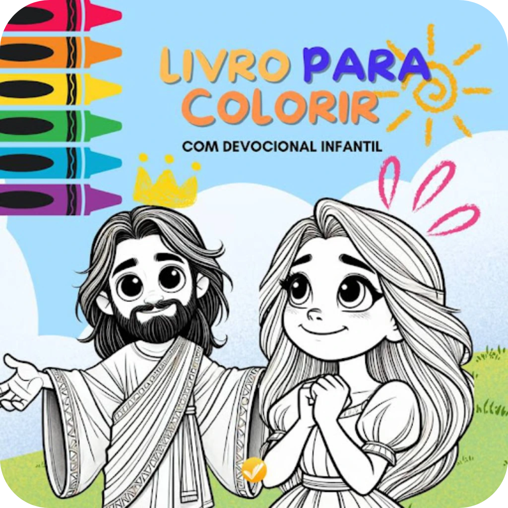 Livro para Colorir com Devocional Infantil